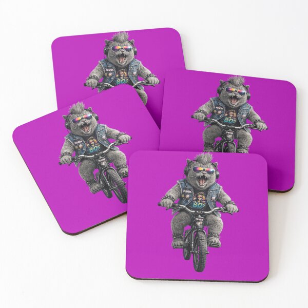 Item preview,  Rock Punk Cat on Bicycle designed and sold by MeggieMusica.