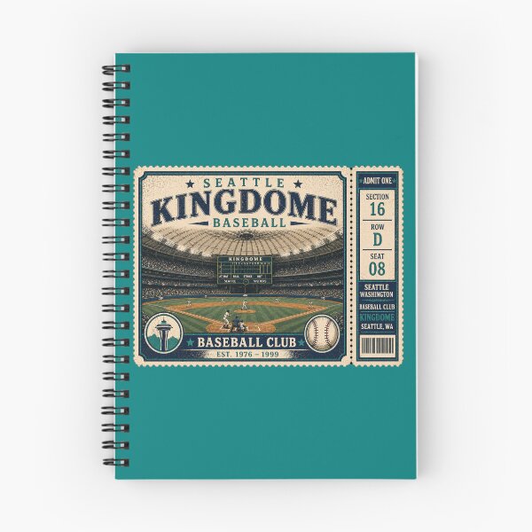 Item preview, Seattle Baseball Vintage Ticket Stub Kingdome Retro Dome Stadium Design designed and sold by GhostDawgs.