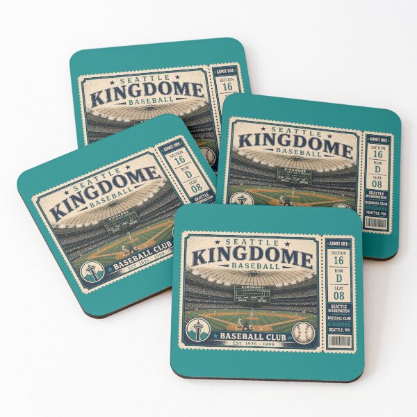 Item preview, Seattle Baseball Vintage Ticket Stub Kingdome Retro Dome Stadium Design designed and sold by GhostDawgs.