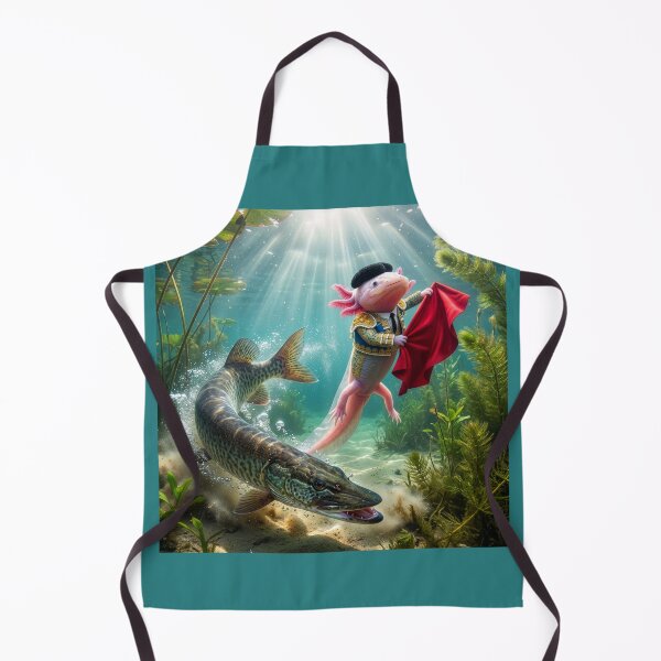 Item preview, Axolotl Matador Fights Muskie designed and sold by Tridentulus.