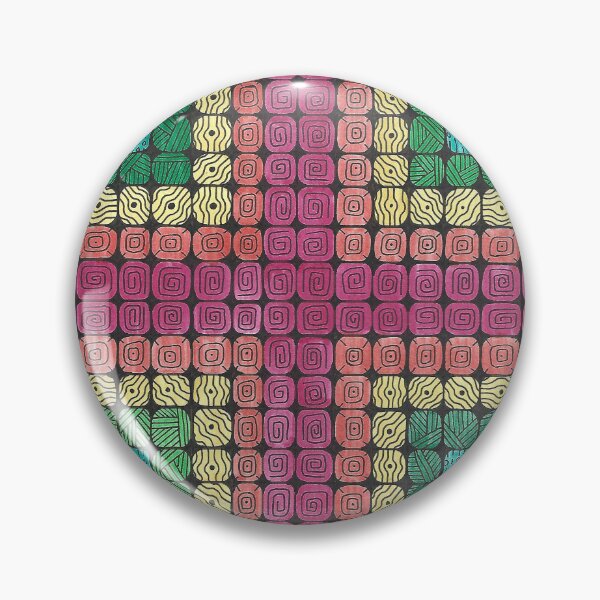 Item preview, Spanish Tile - Hand Drawn Geometric ASMR Mirrored Pattern designed and sold by AJPrettyObscene.