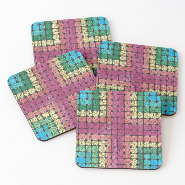 Item preview, Spanish Tile - Hand Drawn Geometric ASMR Mirrored Pattern designed and sold by AJPrettyObscene.