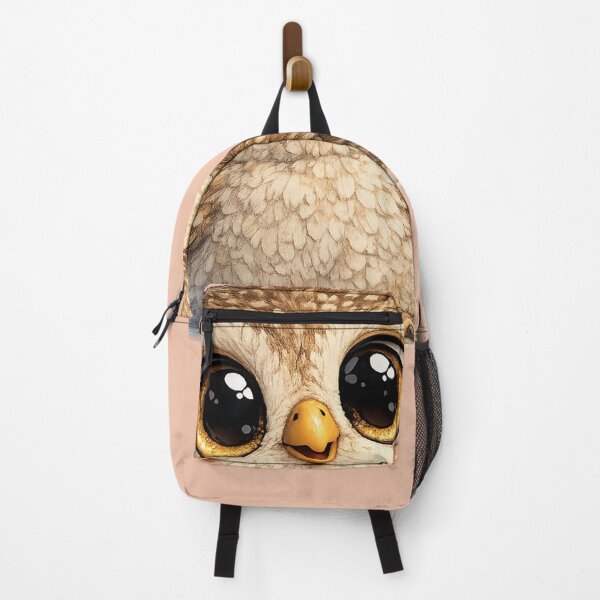 Item preview, Cute Big Eye Owl 3D Funny Kawaii Bird Cartoon Icon designed and sold by Nusha Creations.