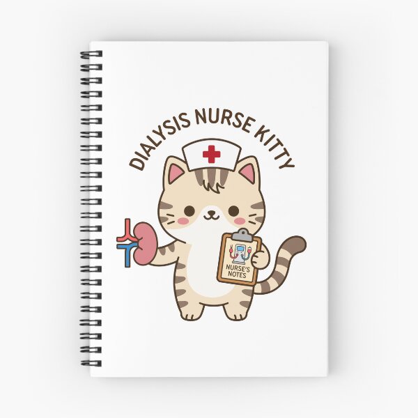 Item preview, Dialysis Nurse Kitty – Cute Nephrology Nurse Cat designed and sold by officinelala.