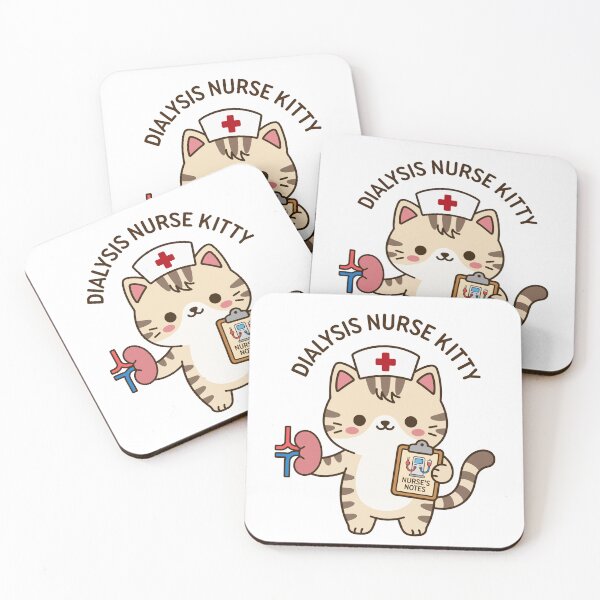 Item preview, Dialysis Nurse Kitty – Cute Nephrology Nurse Cat designed and sold by officinelala.