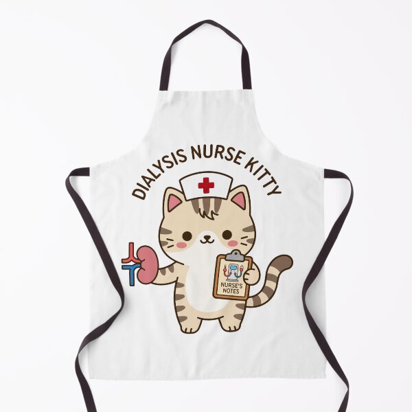 Item preview, Dialysis Nurse Kitty – Cute Nephrology Nurse Cat designed and sold by officinelala.