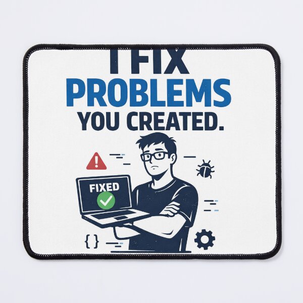 Item preview, I Fix Problems You Created Funny Programmer designed and sold by CoolTShirtDesign.