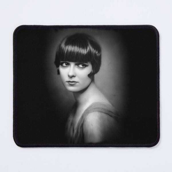 Item preview, Atmospheric Louise Brooks black and white portrait designed and sold by stevepaint.