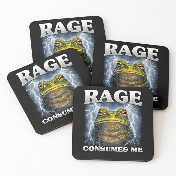 Item preview, Rage Consumes Me Frog  designed and sold by FerminVigo.