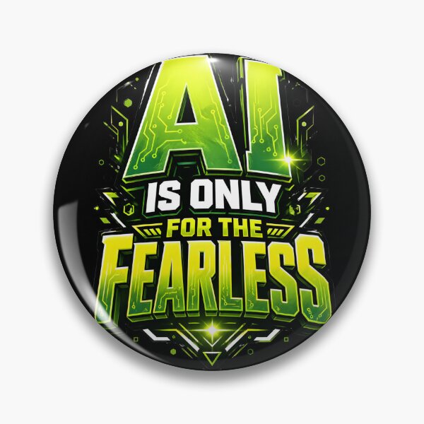 Item preview, AI Is Only For The Fearless Tech Glitch. designed and sold by Mr Lee.