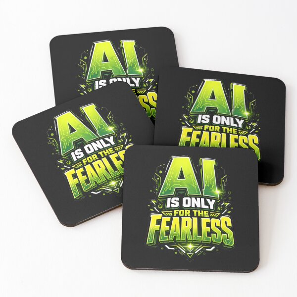 Item preview, AI Is Only For The Fearless Tech Glitch. designed and sold by Mr Lee.
