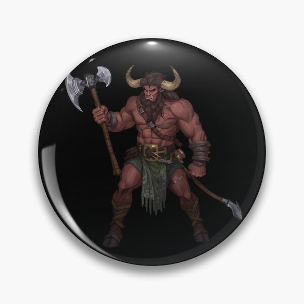 Item preview, Minotaur Powerful warrior with axe 3 designed and sold by Neon G.