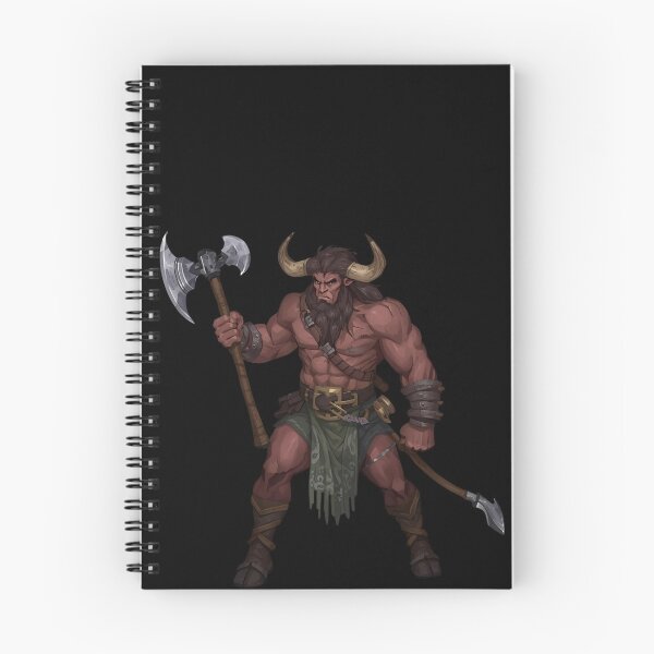 Item preview, Minotaur Powerful warrior with axe 3 designed and sold by Neon G.