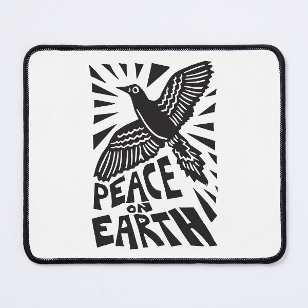 Item preview, Peace On Earth Linocut Dove designed and sold by SarahFullerArt.
