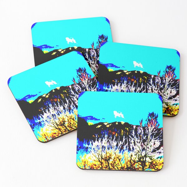 Item preview, Mountains Through The Trees E2 colorful photo abstract design designed and sold by SmashingDeals.