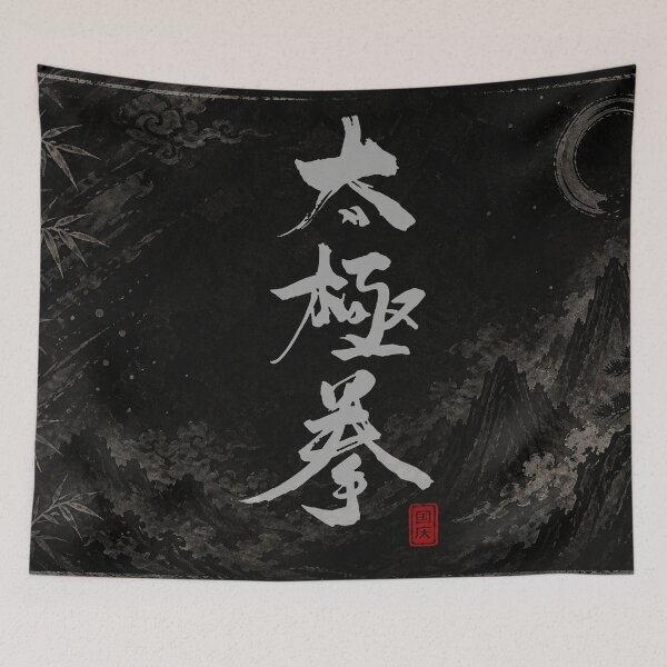 Item preview, Midnight Mountain Stillness designed and sold by Fei Long Design Hub.