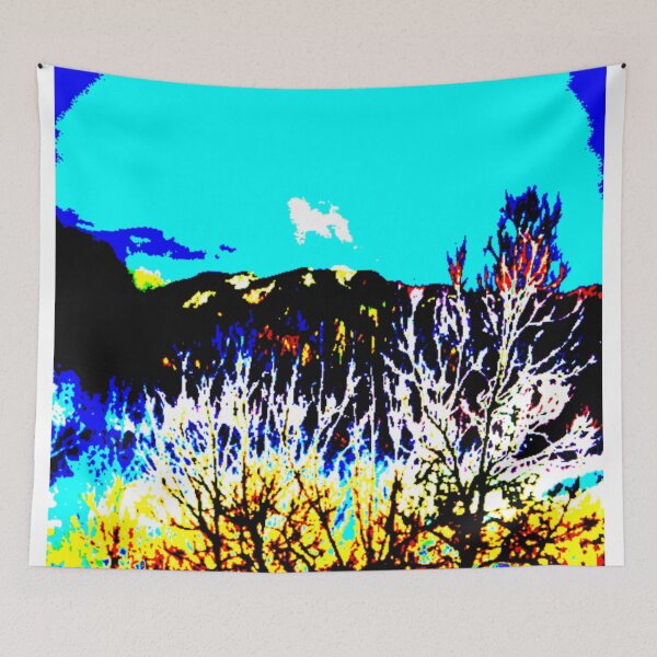 Item preview, Mountains Through The Trees E2 colorful photo abstract design designed and sold by SmashingDeals.