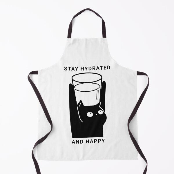 Item preview, Hydrated Black Cat: A Daily Dose of Self-Care & Joy designed and sold by AkaiRoom.