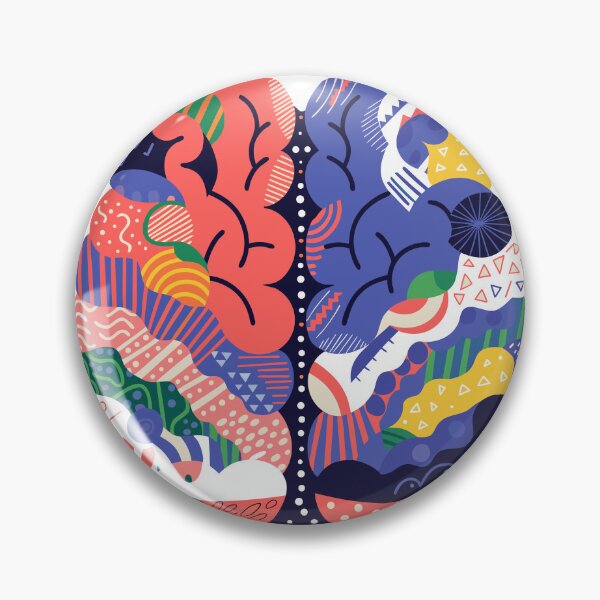 Item preview, All Brains Are Beautiful — Colorful Neurodiversity Art designed and sold by Marlene Wagenhofer.