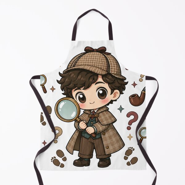 Item preview, Cute Chibi Sherlock Holmes Detective designed and sold by EDAE.
