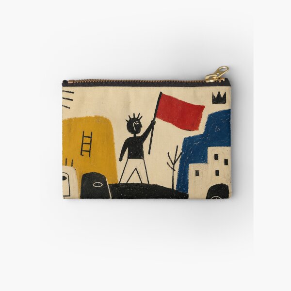Item preview, Naïve Abstract Revolution Art – Folk Style Flag Figure Minimalist Political Abstract Illustration designed and sold by DrizzyV.