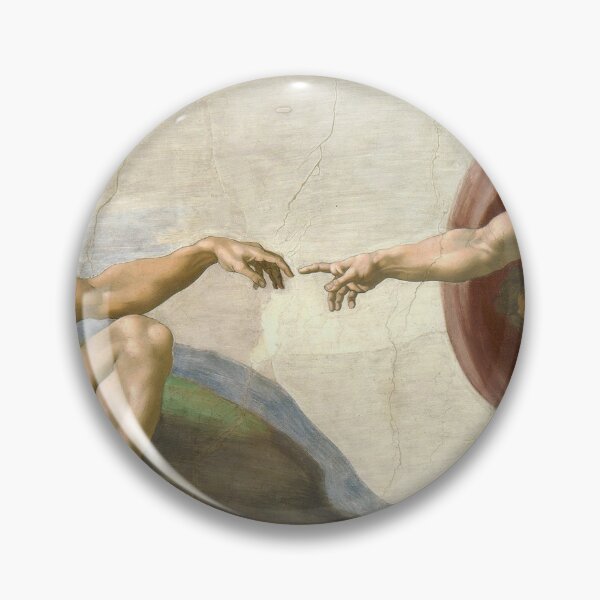 Item preview, The Creation of Adam - Michelangelo Classical Masterpiece Painting for Lovers of Classic Art designed and sold by merkraht.