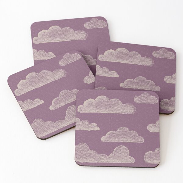 Item preview, Dreamtime Clouds Watercolor Pattern - Beet + Dove designed and sold by Irene Estelle.
