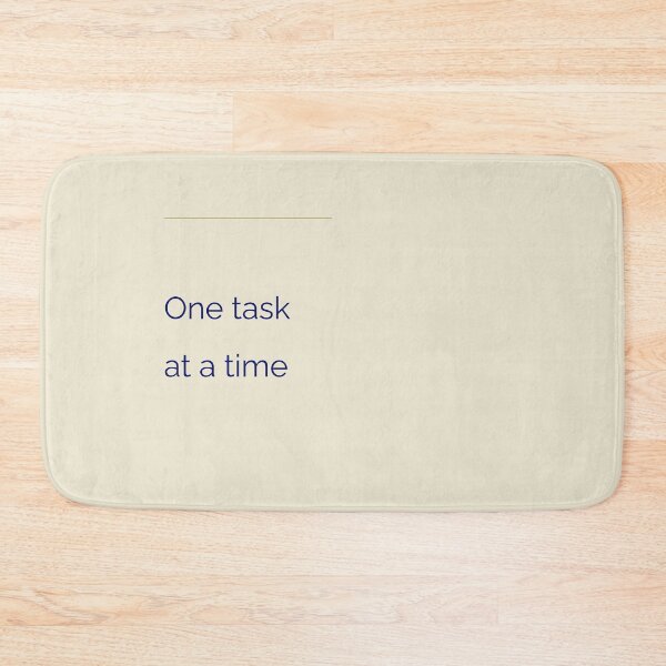 Item preview, One task at a time | Productivity Quote | Minimalist Focus Design designed and sold by BalancedCoNL.