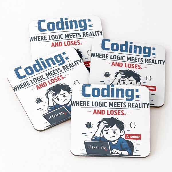 Item preview, Coding Where Logic Meets Reality designed and sold by CoolTShirtDesign.