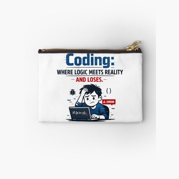 Item preview, Coding Where Logic Meets Reality designed and sold by CoolTShirtDesign.