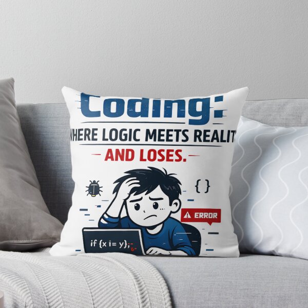 Item preview, Coding Where Logic Meets Reality designed and sold by CoolTShirtDesign.