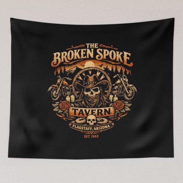 Item preview, Broken Spoke Tavern - Dive Bar designed and sold by Rich Summers Art.