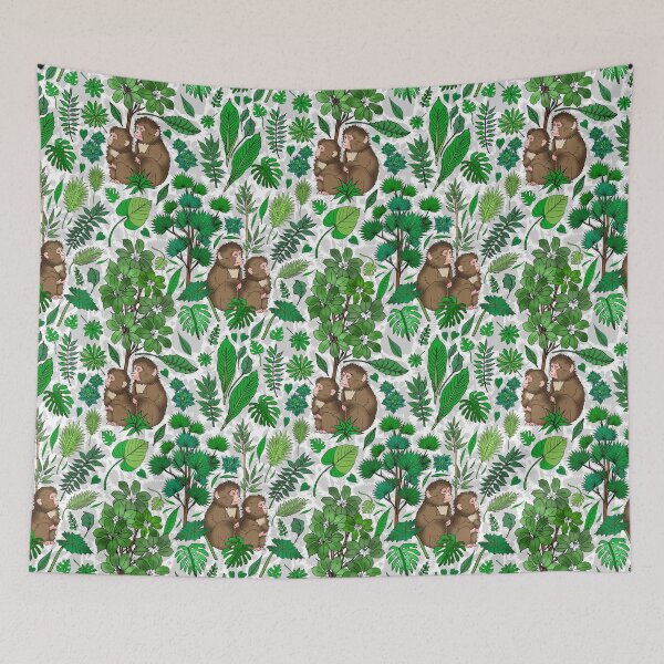 Item preview, Snow Monkey Friends Jungle Adventure designed and sold by IrishVikingDesigns.