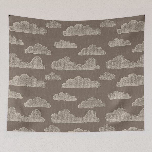 Item preview, Dreamtime Clouds Watercolor Pattern - Earth + Dove designed and sold by Irene Estelle.