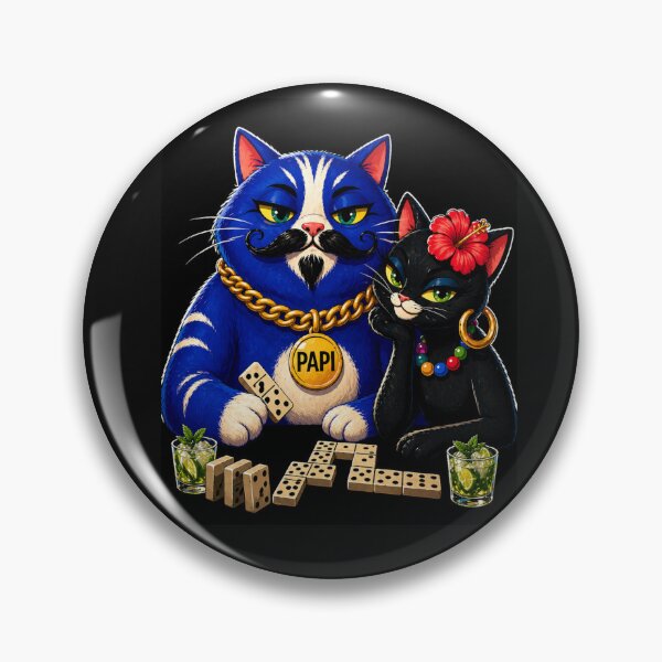 Item preview, Gangster Papi Domino Swagger Cat designed and sold by ZunZunArt.