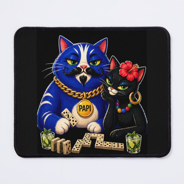 Item preview, Gangster Papi Domino Swagger Cat designed and sold by ZunZunArt.