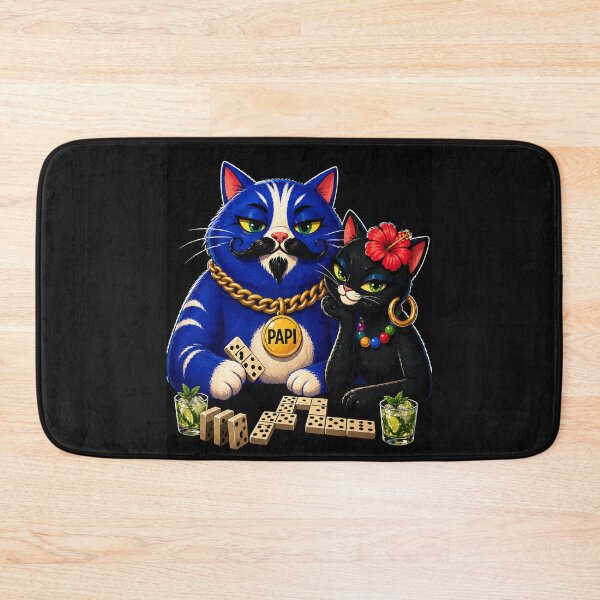 Item preview, Gangster Papi Domino Swagger Cat designed and sold by ZunZunArt.