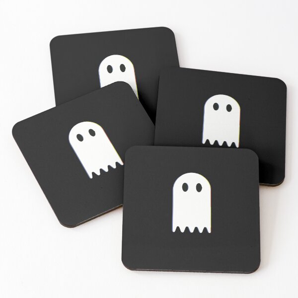 Item preview, Rainbow Outline Ghost - Minimalist Spirit designed and sold by BlackBoneArt.