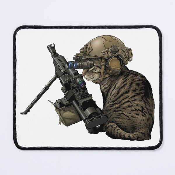 Item preview, Tactical Cat designed and sold by RAWLIFEGRAPHIC.