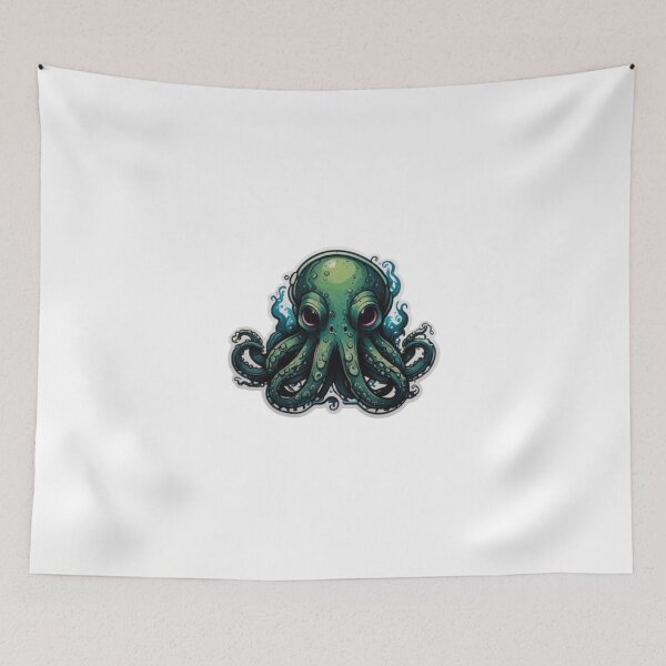 Item preview, octopus of the dark sea designed and sold by Lellenatavarez.