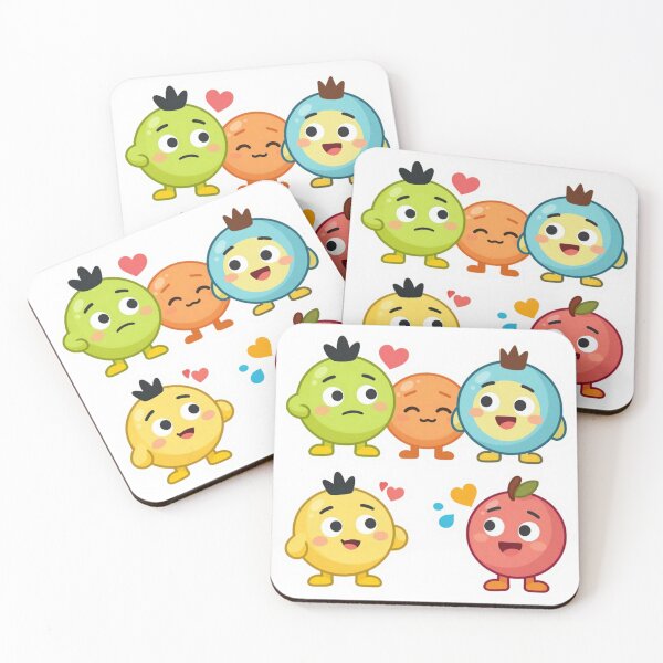 Item preview, fun little fruits sticker  designed and sold by Lellenatavarez.