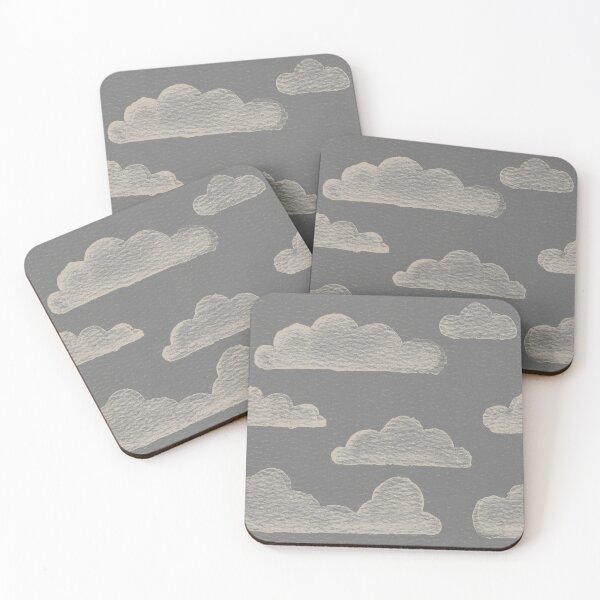 Item preview, Dreamtime Clouds Watercolor Pattern - Slate + Dove designed and sold by Irene Estelle.