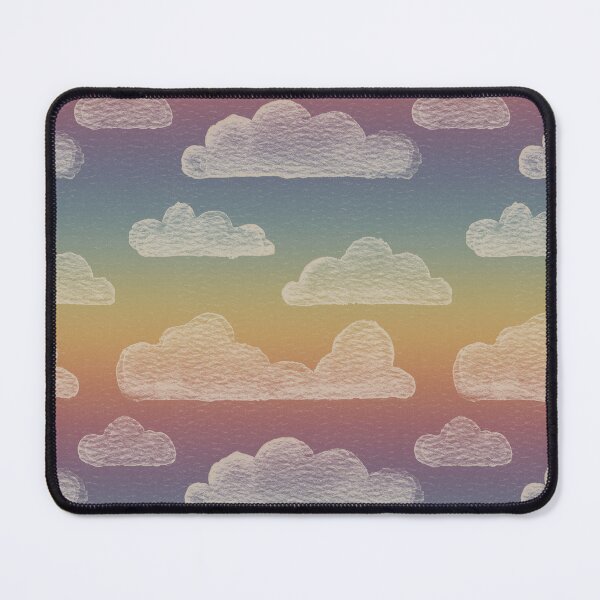 Item preview, Dreamtime Clouds Watercolor Pattern - Rainbow Sunset + Dove designed and sold by Irene Estelle.