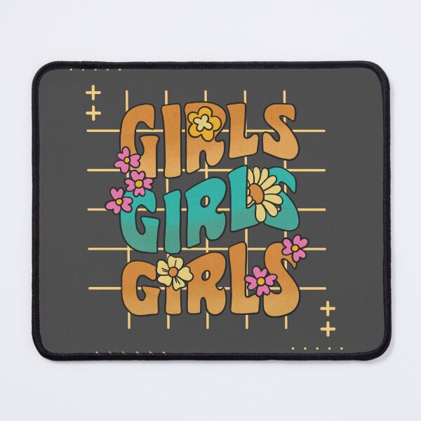 Item preview, Girls Retro Floral Design | Cute Feminist Aesthetic Flower Typo designed and sold by Print-wala.