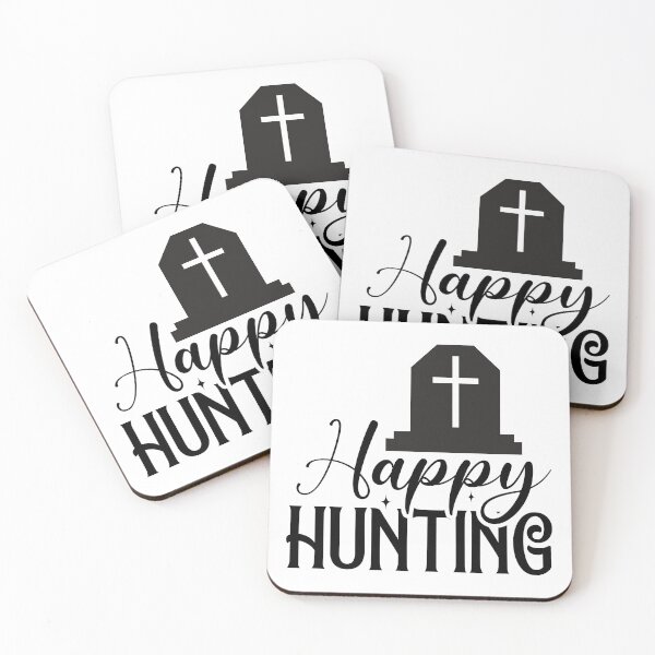 Item preview, Happy Hunting Halloween - Spooky Festive Horror Slasher Spirit Gift designed and sold by FuzionRaptor.