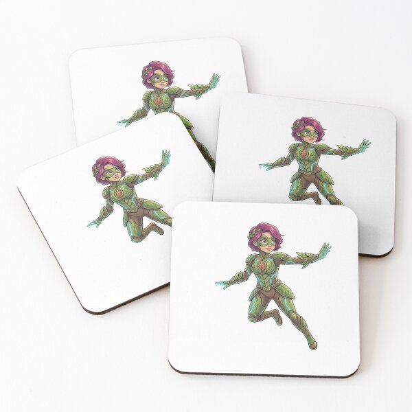 Item preview, Nature Guardian Forest Superhero Girl designed and sold by RoyalDeluxGo.