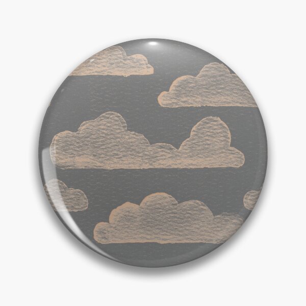 Item preview, Dreamtime Clouds Watercolor Pattern - Slate + Melon designed and sold by Irene Estelle.
