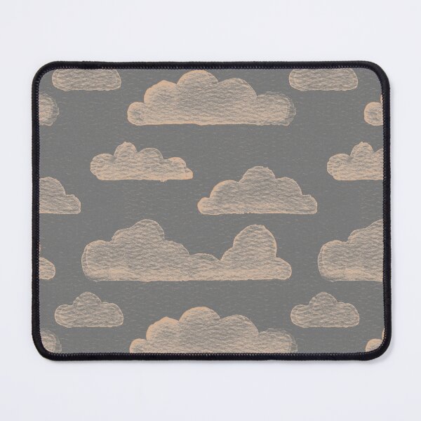 Item preview, Dreamtime Clouds Watercolor Pattern - Slate + Melon designed and sold by Irene Estelle.