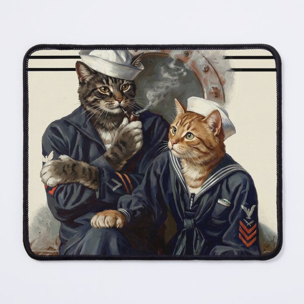 Item preview, The Caturday Evening Post • Nautical Nights & Nine Lives designed and sold by graficsfx.