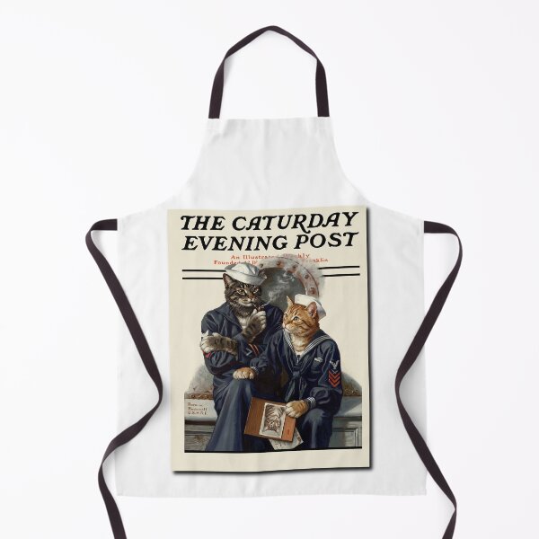 Item preview, The Caturday Evening Post • Nautical Nights & Nine Lives designed and sold by graficsfx.